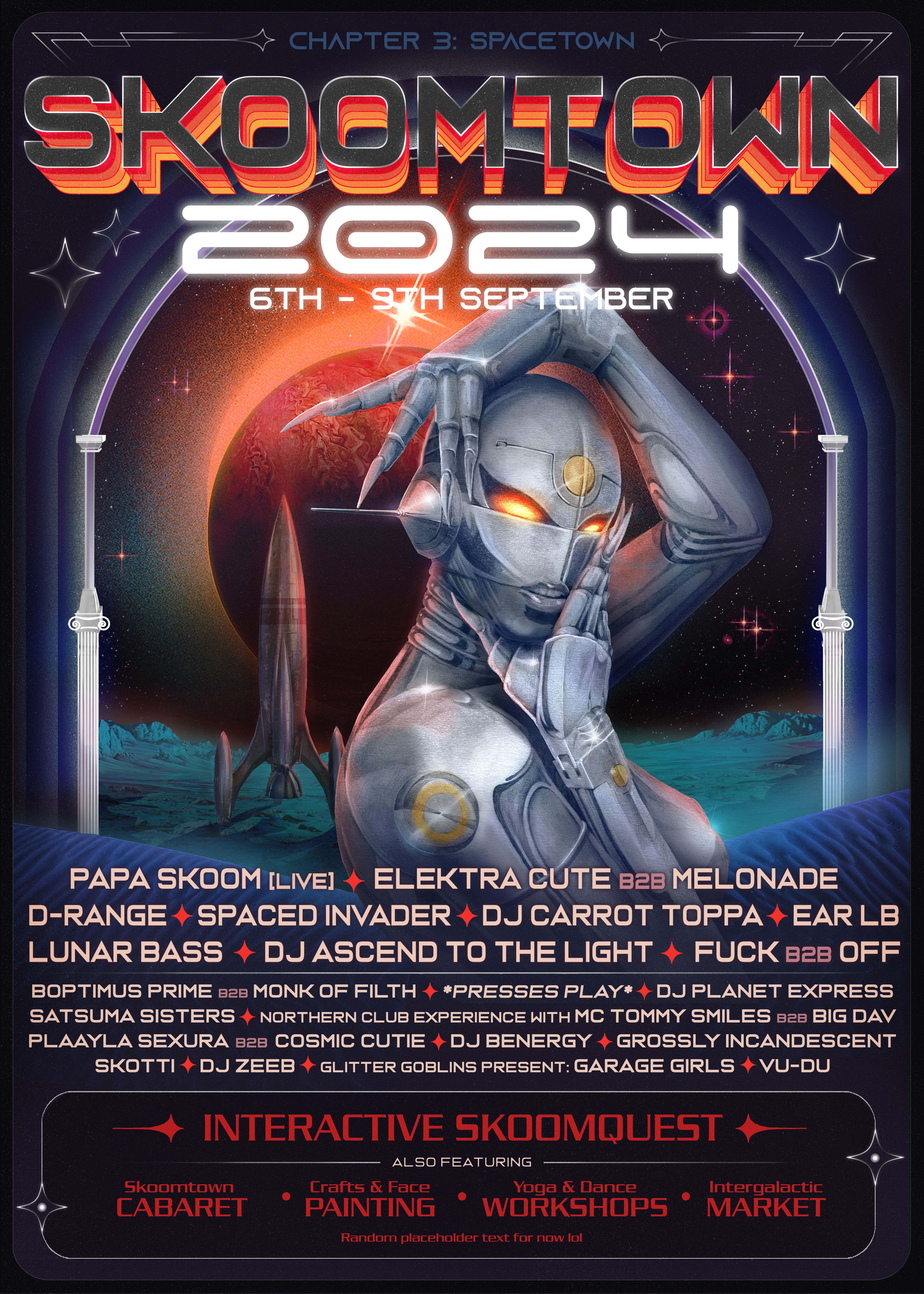 Skoomtown 2024 promo poster